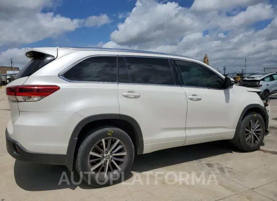 TOYOTA HIGHLANDER 2018 vin 5TDKZRFH6JS535722 from auto auction Copart