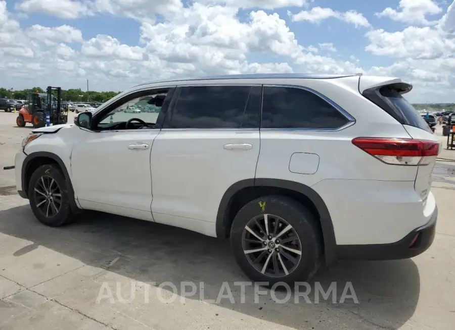 TOYOTA HIGHLANDER 2018 vin 5TDKZRFH6JS535722 from auto auction Copart