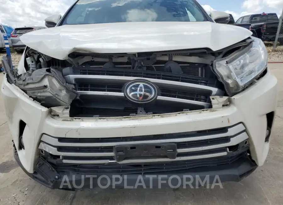 TOYOTA HIGHLANDER 2018 vin 5TDKZRFH6JS535722 from auto auction Copart