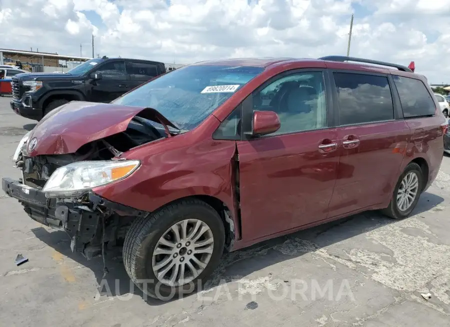 TOYOTA SIENNA XLE 2016 vin 5TDYK3DC2GS715937 from auto auction Copart