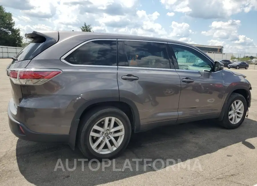 TOYOTA HIGHLANDER 2016 vin 5TDZARFH1GS023039 from auto auction Copart