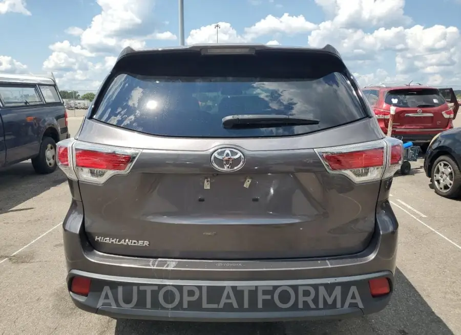 TOYOTA HIGHLANDER 2016 vin 5TDZARFH1GS023039 from auto auction Copart