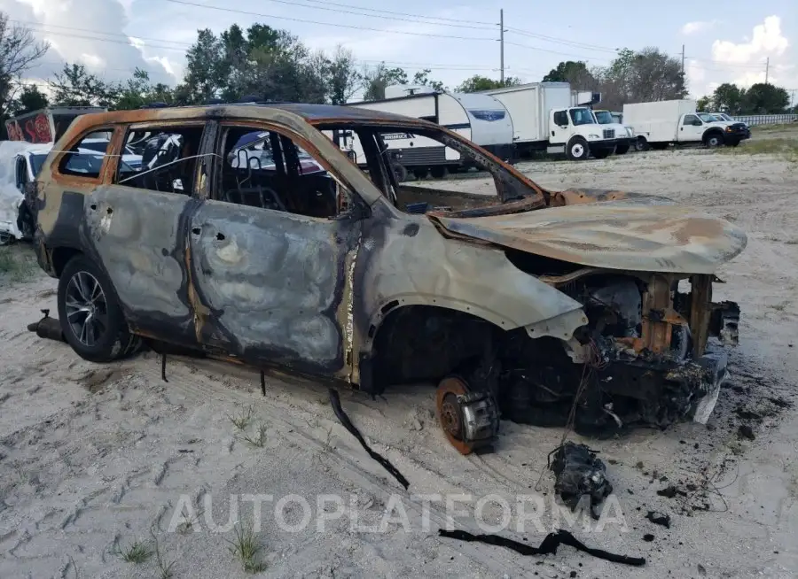 TOYOTA HIGHLANDER 2019 vin 5TDZARFH7KS053803 from auto auction Copart