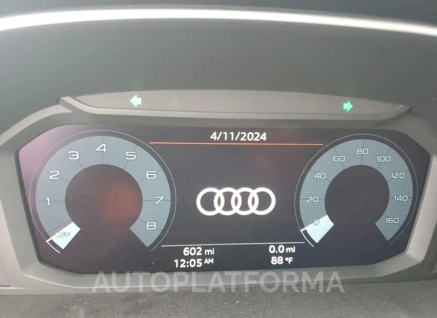 AUDI Q3 PREMIUM 2024 vin WA1DECF33R1051273 from auto auction Copart