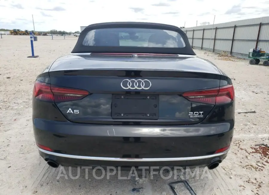 AUDI A5 PRESTIG 2018 vin WAU2NGF53JN005166 from auto auction Copart