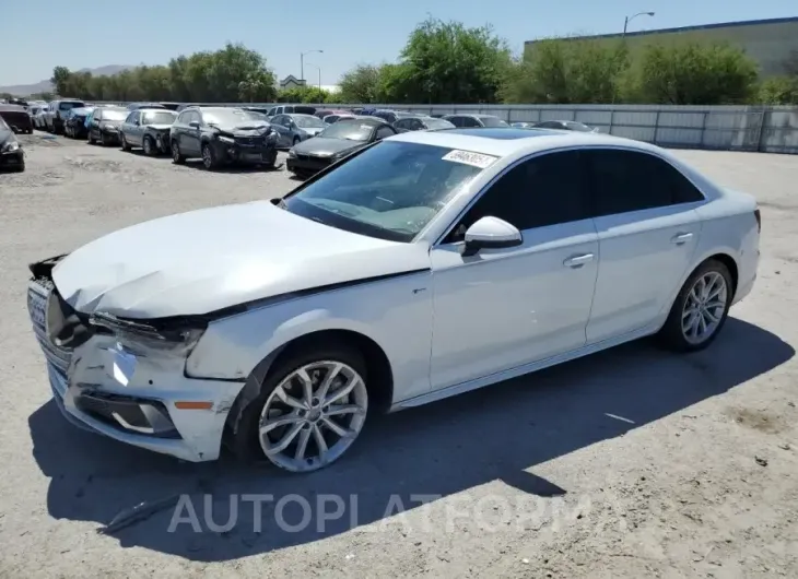 AUDI A4 PREMIUM 2019 vin WAUENAF4XKN001554 from auto auction Copart