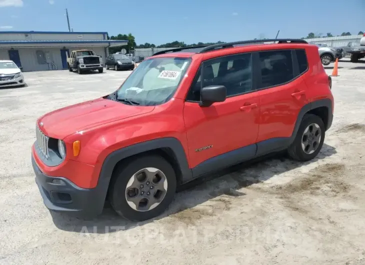 JEEP RENEGADE S 2017 vin ZACCJAAB4HPE43015 from auto auction Copart