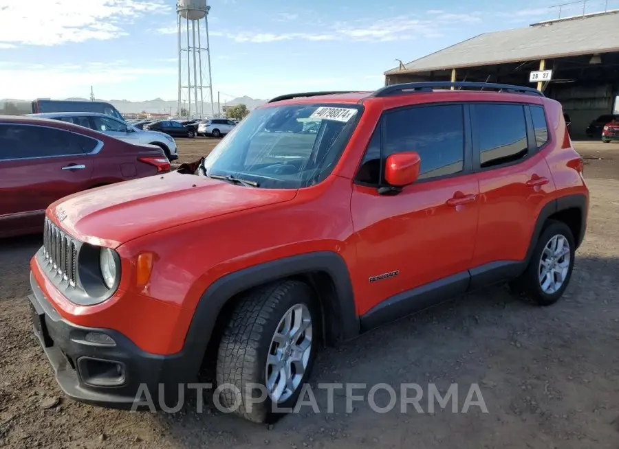 JEEP RENEGADE L 2016 vin ZACCJABT4GPD63994 from auto auction Copart