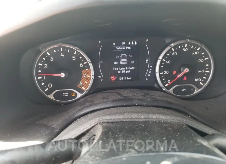 JEEP RENEGADE S 2019 vin ZACNJAAB7KPK37510 from auto auction Copart