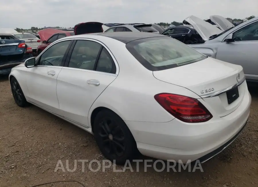 MERCEDES-BENZ C 300 2015 vin 55SWF4JB9FU077586 from auto auction Copart