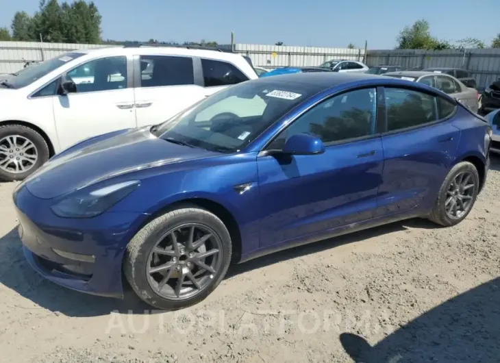 TESLA MODEL 3 2022 vin 5YJ3E1EA0NF289668 from auto auction Copart