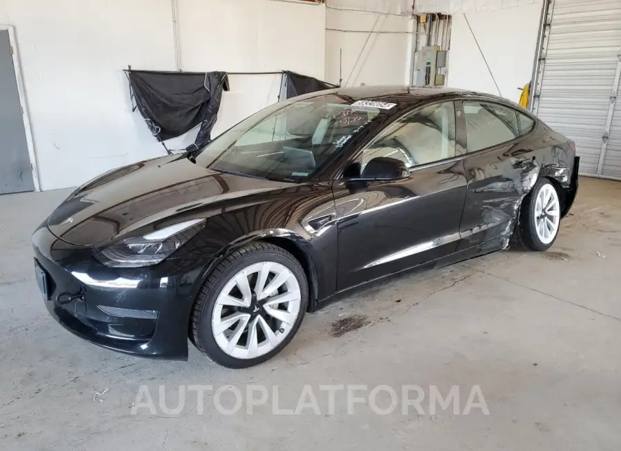 TESLA MODEL 3 2022 vin 5YJ3E1EA2NF189863 from auto auction Copart