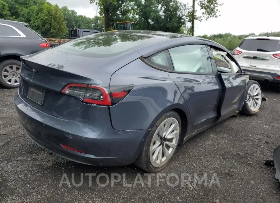 TESLA MODEL 3 2022 vin 5YJ3E1EA2NF303148 from auto auction Copart