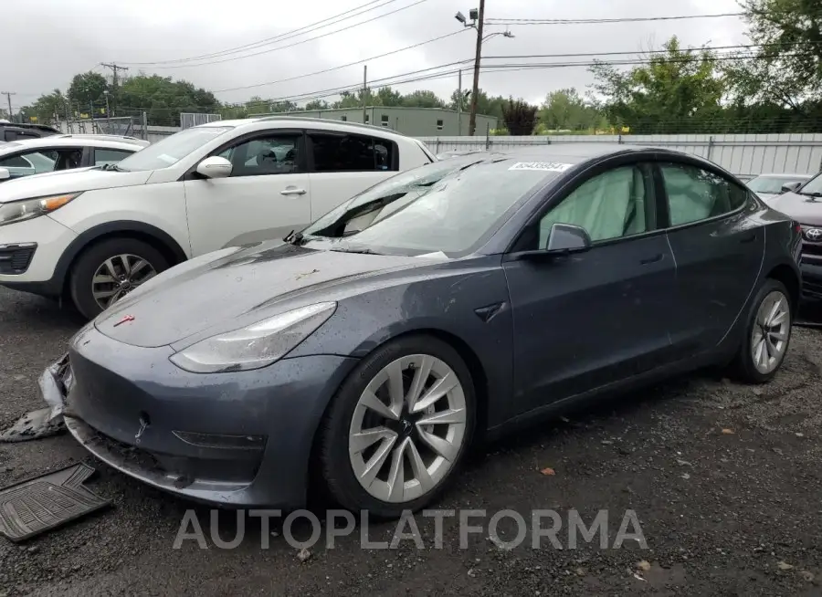 TESLA MODEL 3 2022 vin 5YJ3E1EA2NF303148 from auto auction Copart