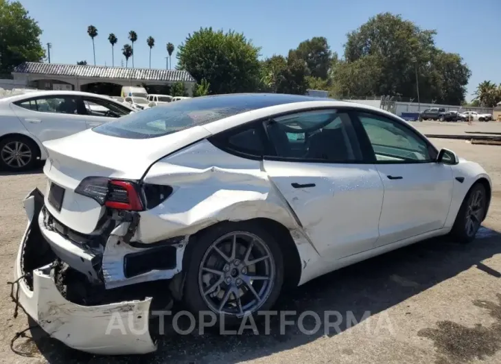 TESLA MODEL 3 2022 vin 5YJ3E1EA9NF288535 from auto auction Copart