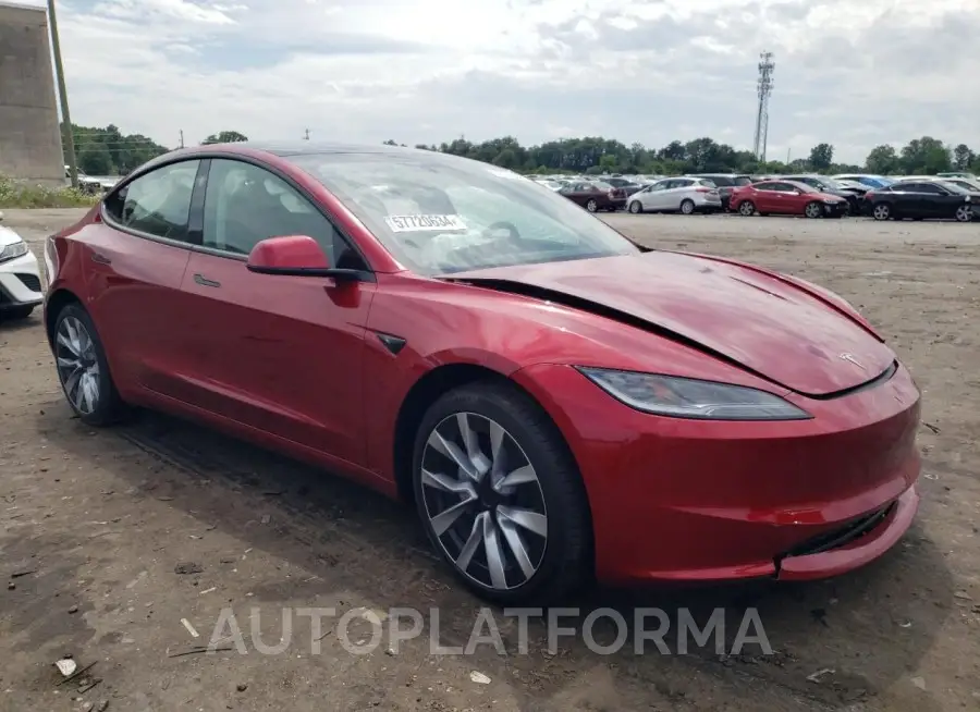 TESLA MODEL 3 2024 vin 5YJ3E1EB1RF767563 from auto auction Copart