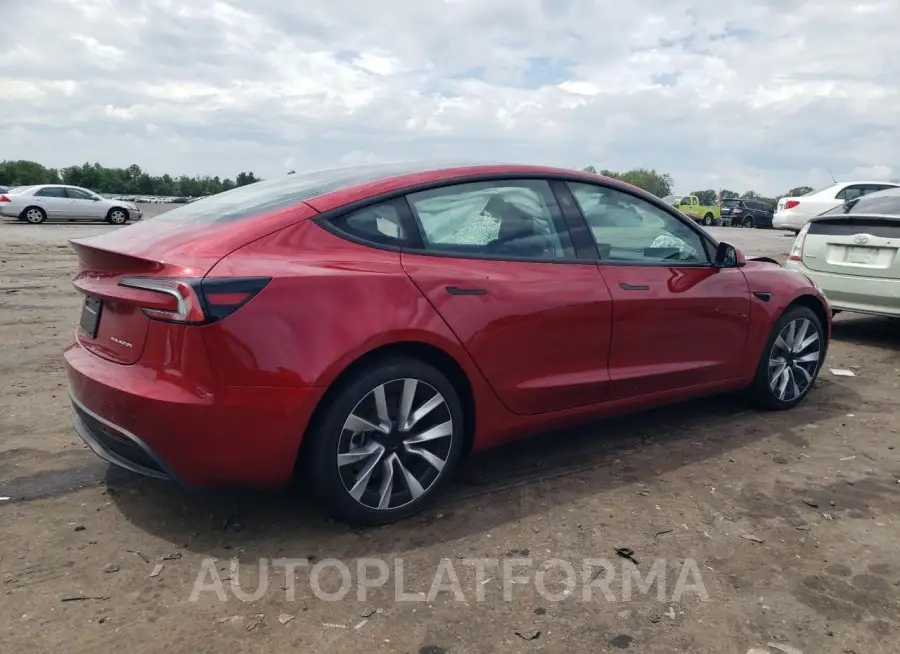 TESLA MODEL 3 2024 vin 5YJ3E1EB1RF767563 from auto auction Copart