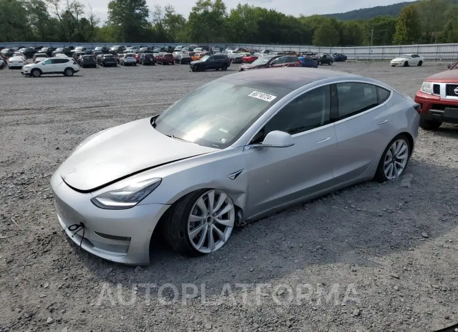 TESLA MODEL 3 2018 vin 5YJ3E1EB7JF116927 from auto auction Copart