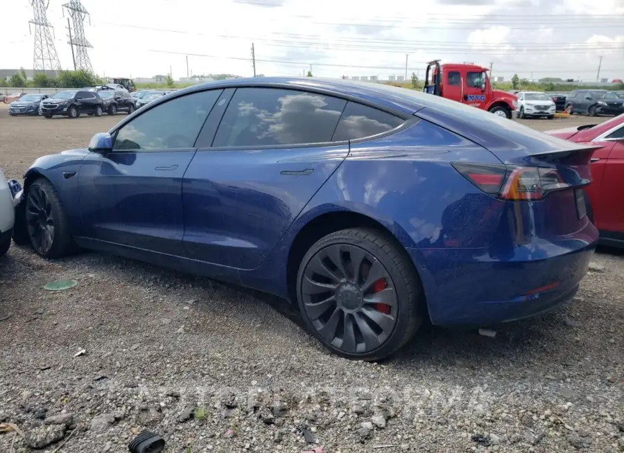 TESLA MODEL 3 2022 vin 5YJ3E1ECXNF125281 from auto auction Copart