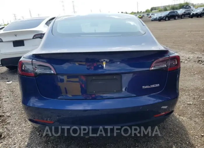 TESLA MODEL 3 2022 vin 5YJ3E1ECXNF125281 from auto auction Copart