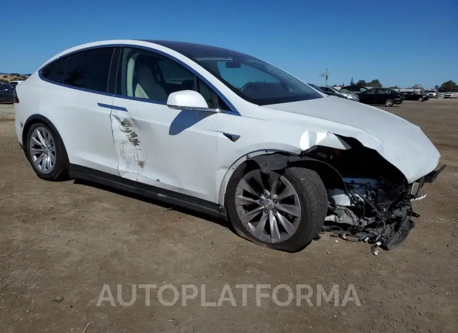 TESLA MODEL X 2018 vin 5YJXCAE27JF141043 from auto auction Copart