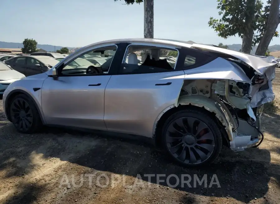 TESLA MODEL Y 2022 vin 7SAYGDEF8NF349244 from auto auction Copart