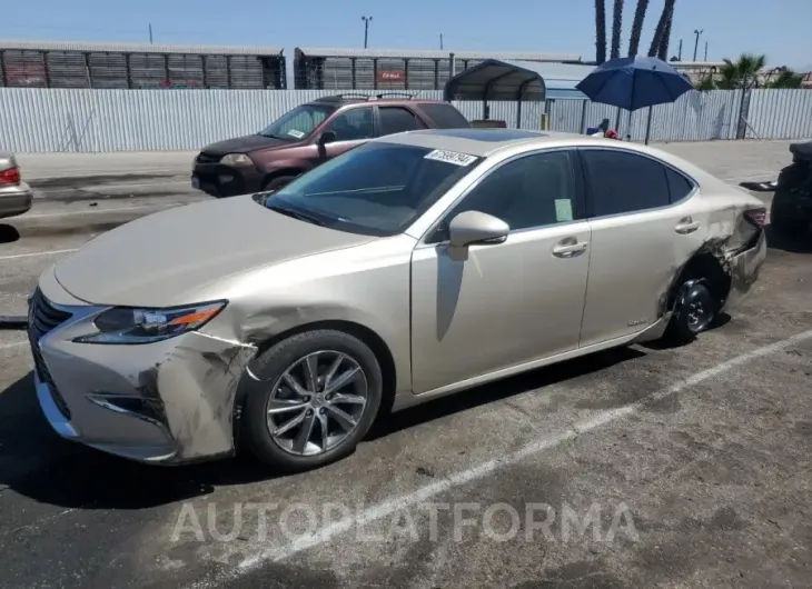 LEXUS ES 300H 2016 vin JTHBW1GG5G2104917 from auto auction Copart