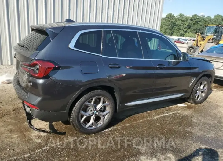 BMW X3 SDRIVE3 2022 vin 5UX43DP01N9M62249 from auto auction Copart