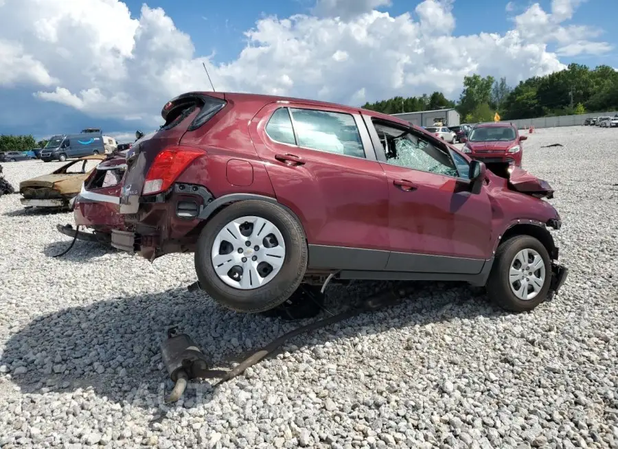 CHEVROLET TRAX LS 2016 vin 3GNCJKSBXGL153882 from auto auction Copart