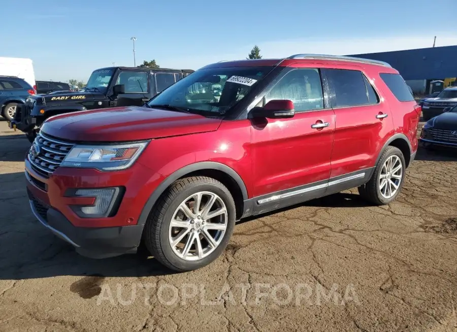 FORD EXPLORER L 2017 vin 1FM5K8FH4HGB51708 from auto auction Copart