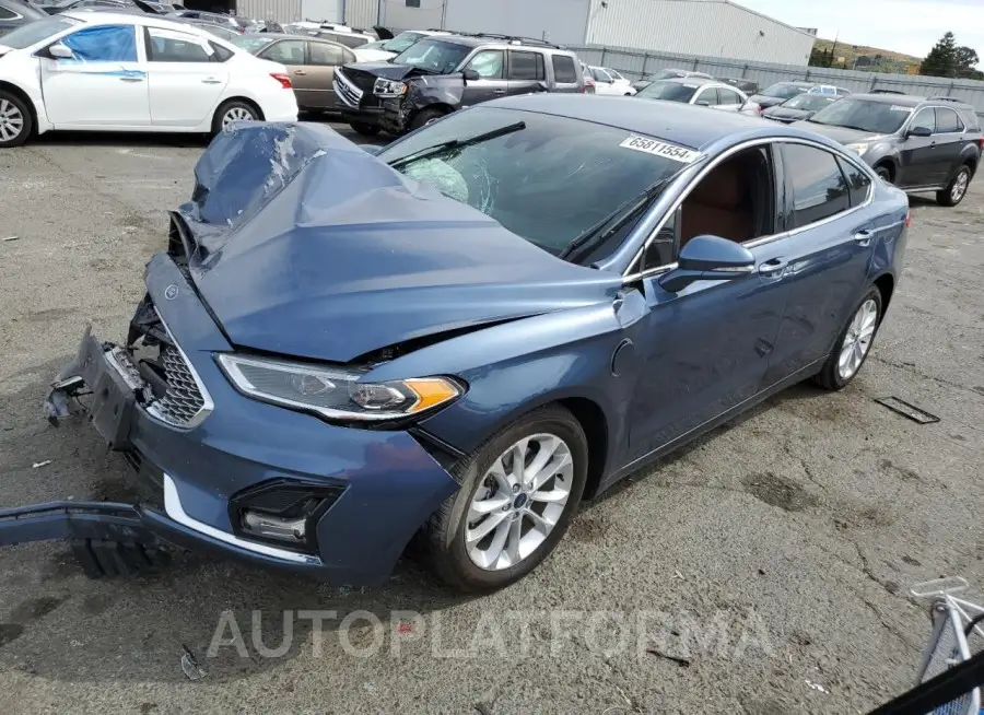 FORD FUSION TIT 2019 vin 3FA6P0SU1KR252189 from auto auction Copart