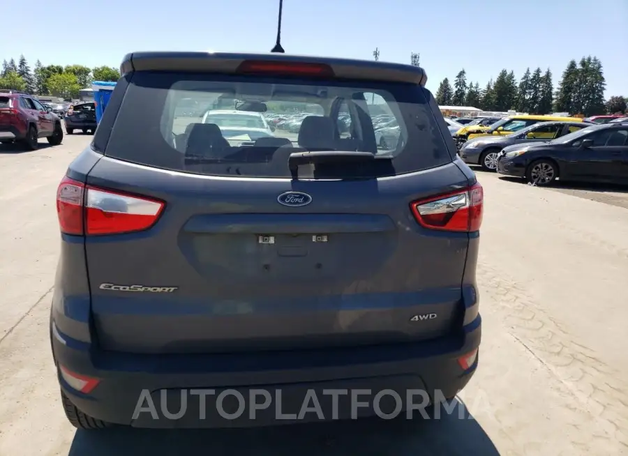 FORD ECOSPORT S 2018 vin MAJ6P1SL6JC196826 from auto auction Copart