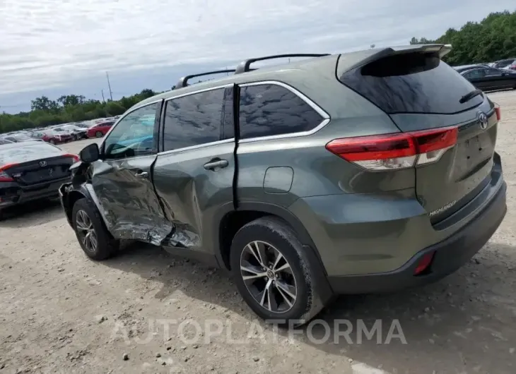 TOYOTA HIGHLANDER 2019 vin 5TDBZRFH5KS722077 from auto auction Copart