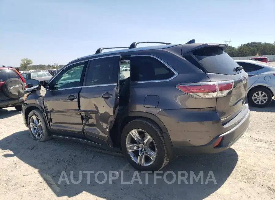 TOYOTA HIGHLANDER 2016 vin 5TDDKRFH7GS267866 from auto auction Copart