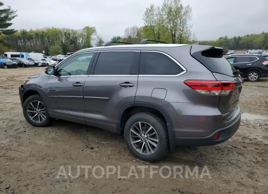 TOYOTA HIGHLANDER 2018 vin 5TDJZRFH6JS531567 from auto auction Copart