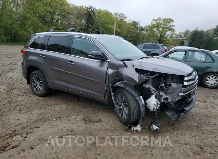 TOYOTA HIGHLANDER 2018 vin 5TDJZRFH6JS531567 from auto auction Copart