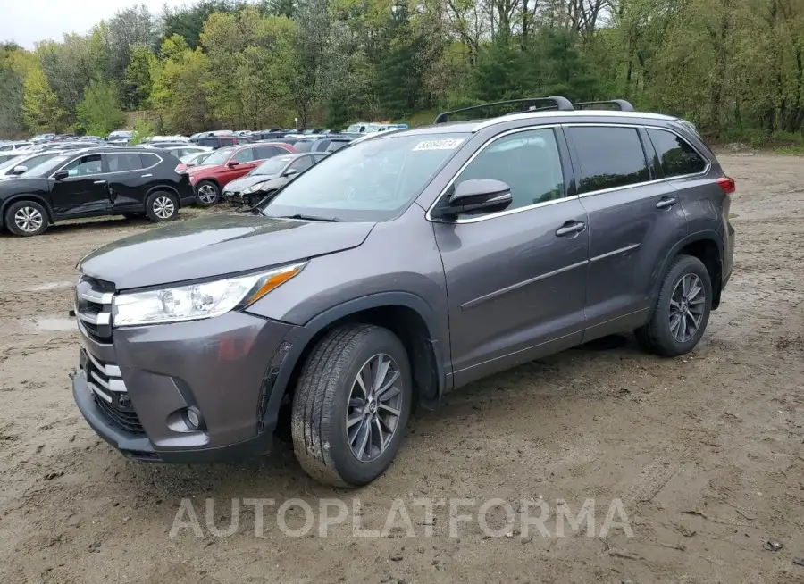 TOYOTA HIGHLANDER 2018 vin 5TDJZRFH6JS531567 from auto auction Copart