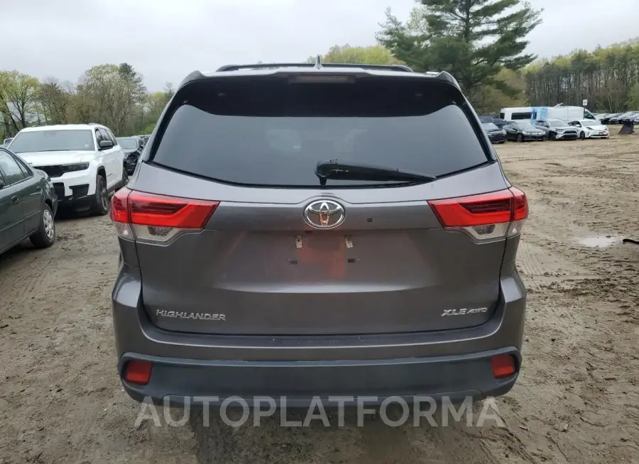 TOYOTA HIGHLANDER 2018 vin 5TDJZRFH6JS531567 from auto auction Copart