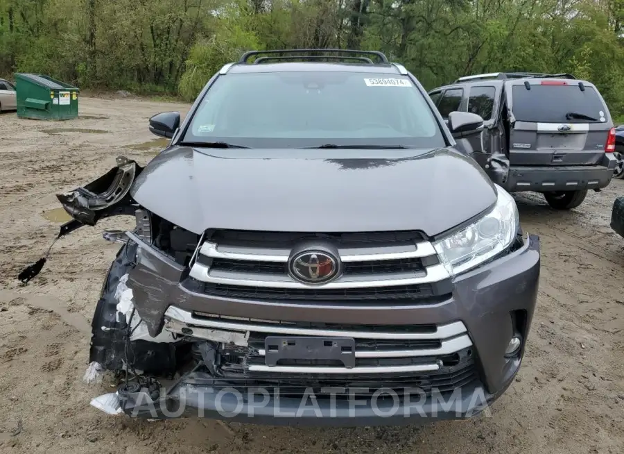 TOYOTA HIGHLANDER 2018 vin 5TDJZRFH6JS531567 from auto auction Copart