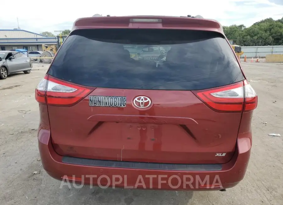 TOYOTA SIENNA XLE 2017 vin 5TDYZ3DC4HS803336 from auto auction Copart