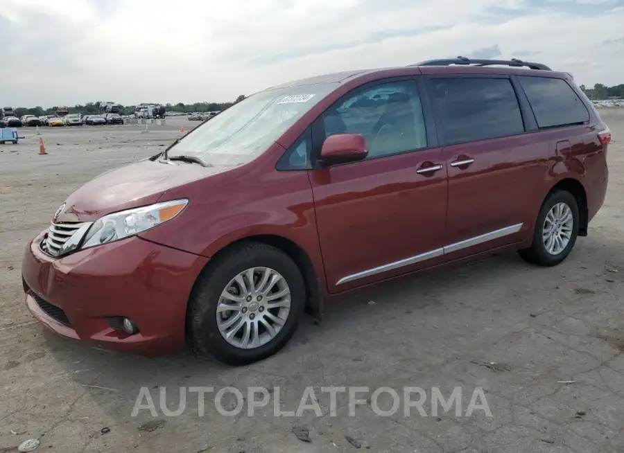 TOYOTA SIENNA XLE 2017 vin 5TDYZ3DC4HS803336 from auto auction Copart