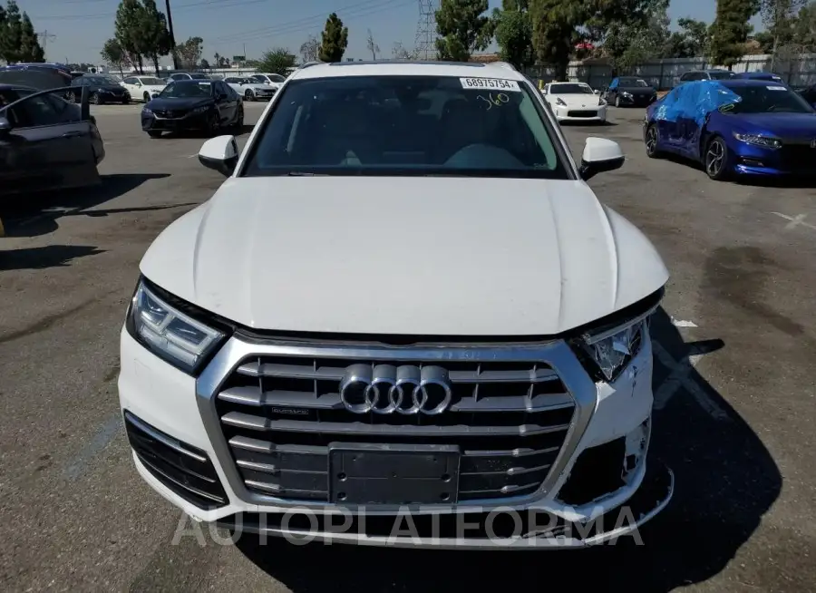 AUDI Q5 PREMIUM 2018 vin WA1BNAFY7J2173379 from auto auction Copart