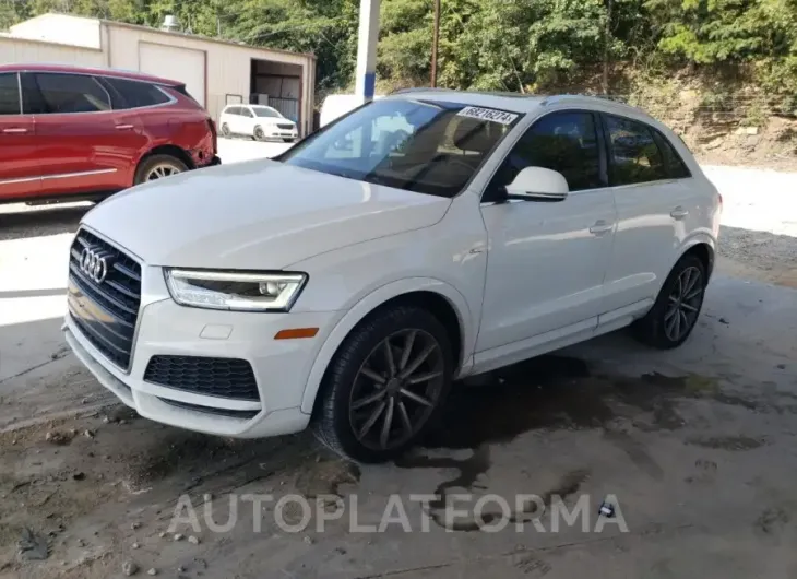 AUDI Q3 PREMIUM 2018 vin WA1HCCFS1JR032841 from auto auction Copart