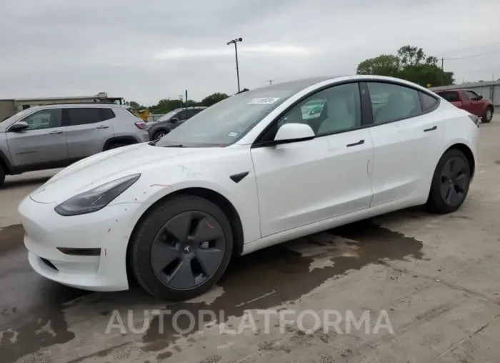 TESLA MODEL 3 2021 vin 5YJ3E1EA2MF098722 from auto auction Copart