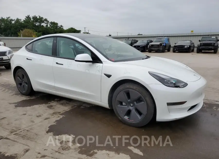 TESLA MODEL 3 2021 vin 5YJ3E1EA2MF098722 from auto auction Copart