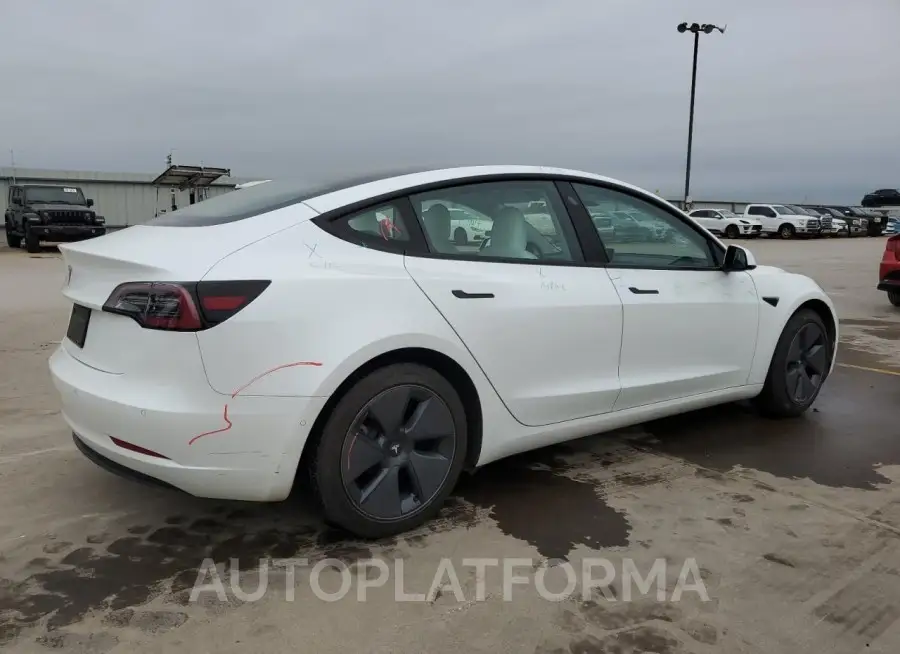 TESLA MODEL 3 2021 vin 5YJ3E1EA2MF098722 from auto auction Copart