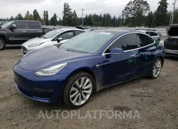 TESLA MODEL 3 2018 vin 5YJ3E1EB4JF092053 from auto auction Copart