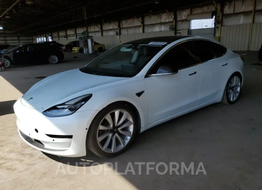 TESLA MODEL 3 2018 vin 5YJ3E1EB7JF092497 from auto auction Copart