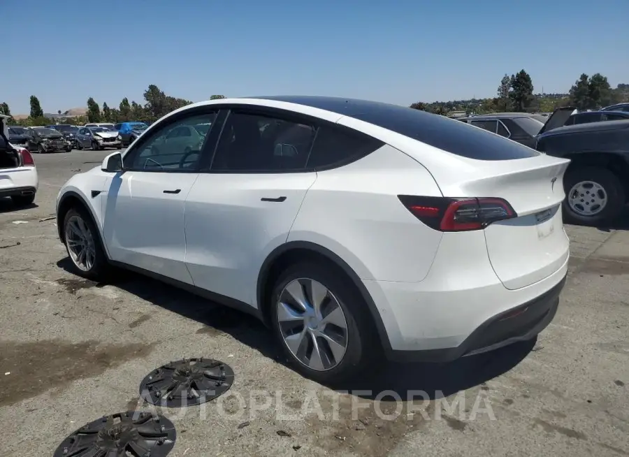 TESLA MODEL Y 2022 vin 7SAYGAEE2NF556296 from auto auction Copart