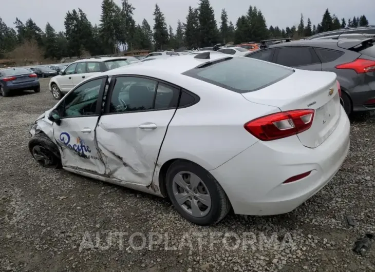 CHEVROLET CRUZE LS 2017 vin 1G1BC5SM8H7230202 from auto auction Copart